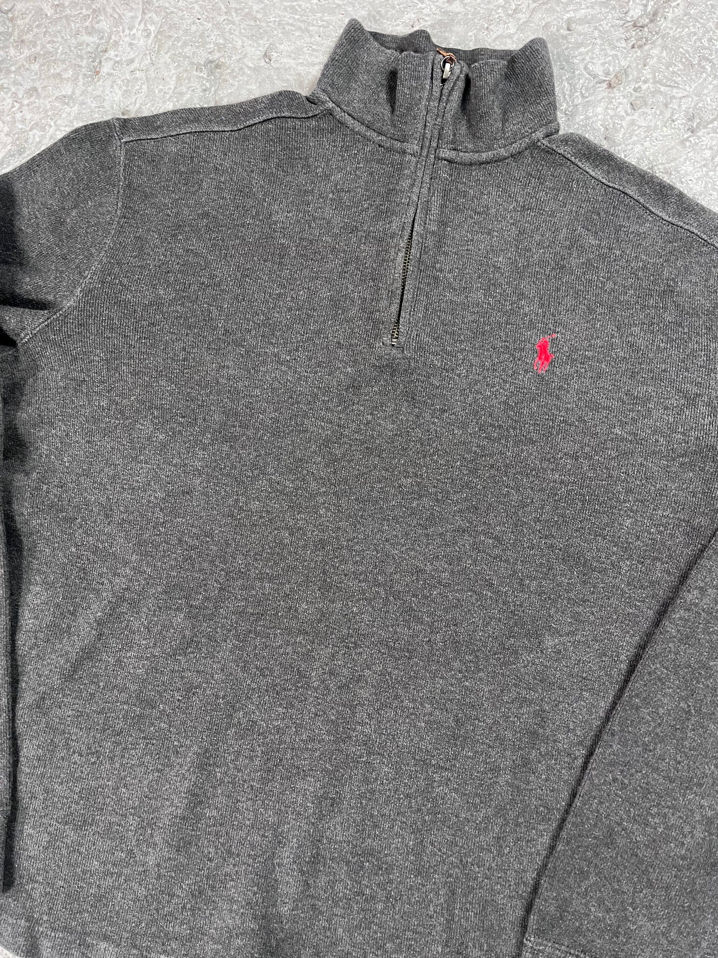 Ralph Lauren quarter zip grey