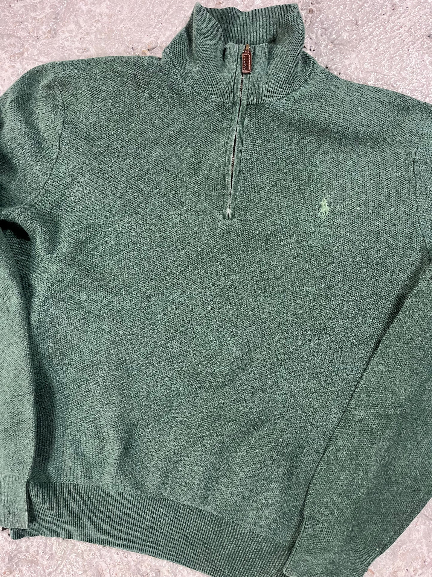 Ralph Lauren quarter zip green