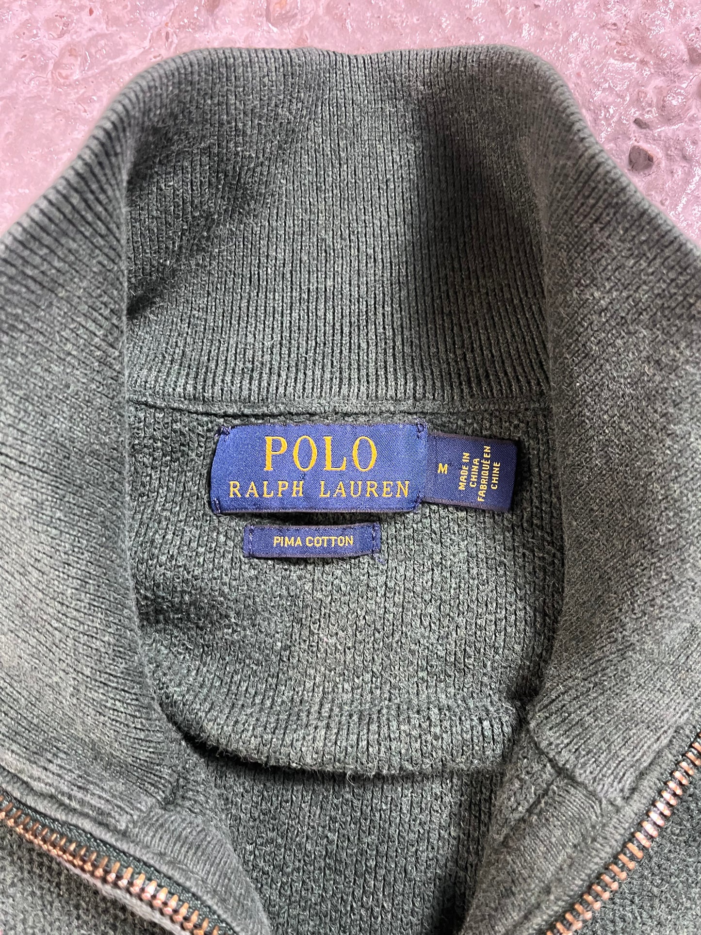 Ralph Lauren quarter zip green