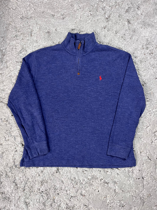 Ralph Lauren quarter zip blue