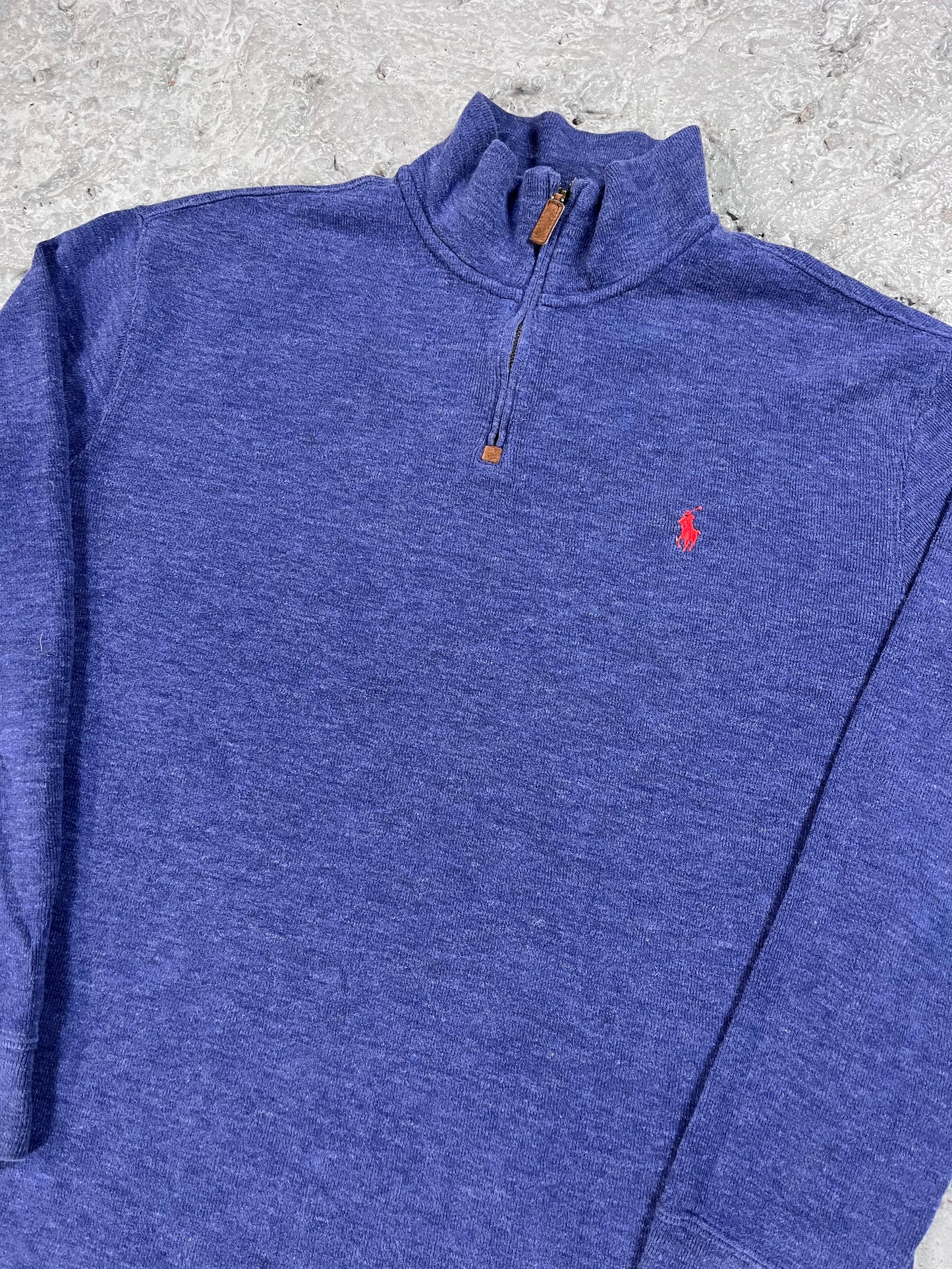 Ralph Lauren quarter zip blue