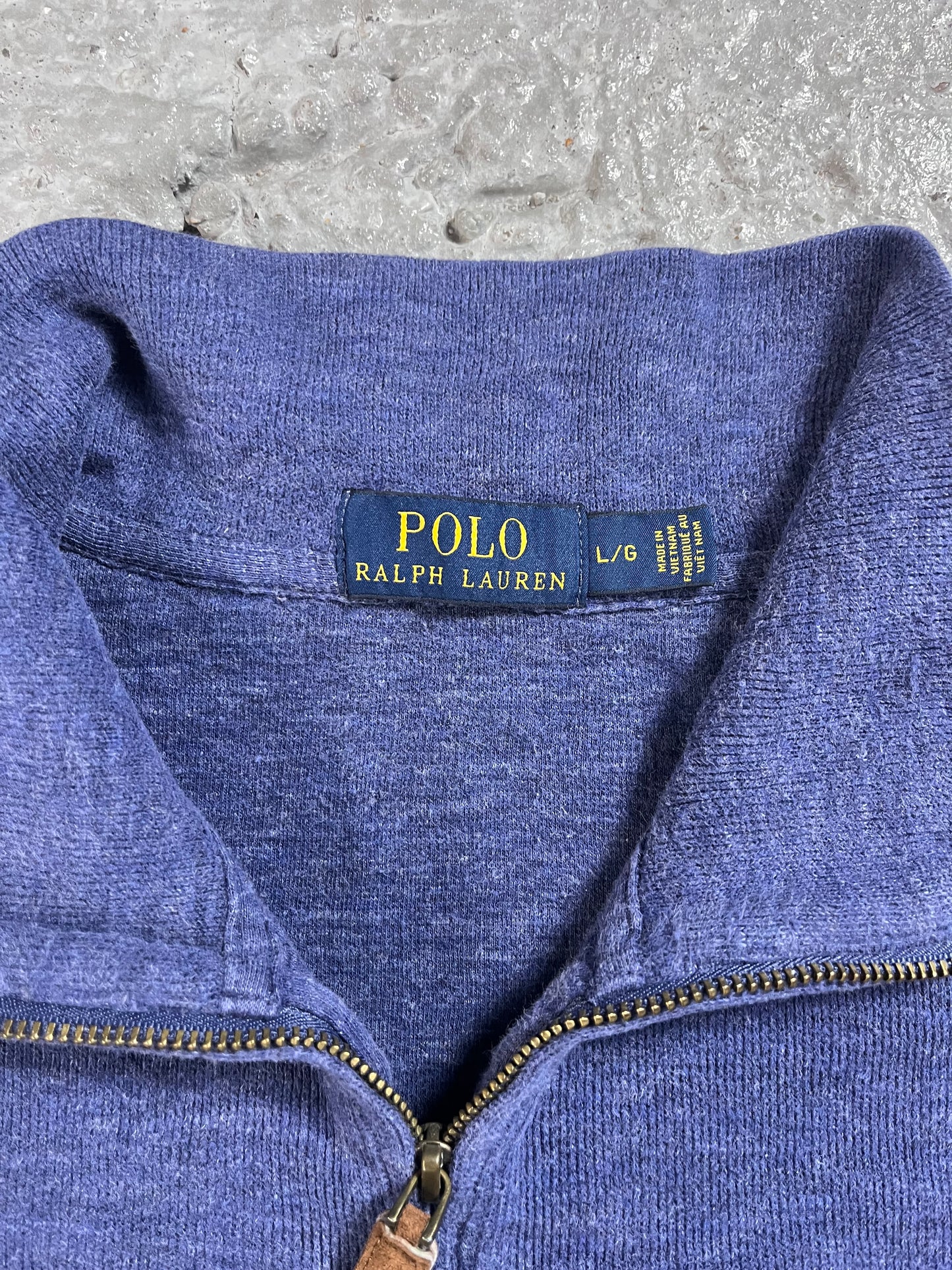 Ralph Lauren quarter zip blue