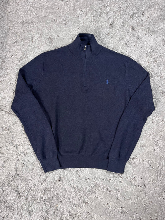 Ralph Lauren quarter zip blue