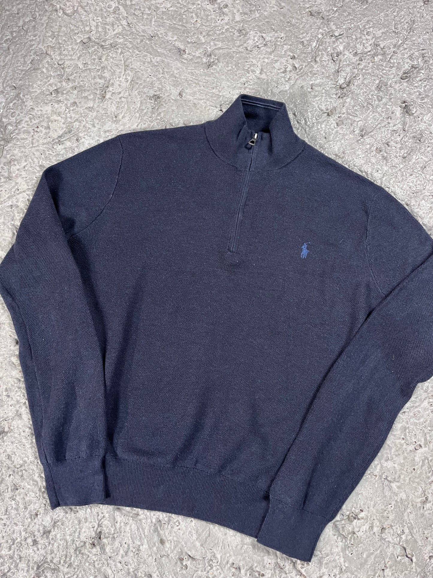 Ralph Lauren quarter zip blue