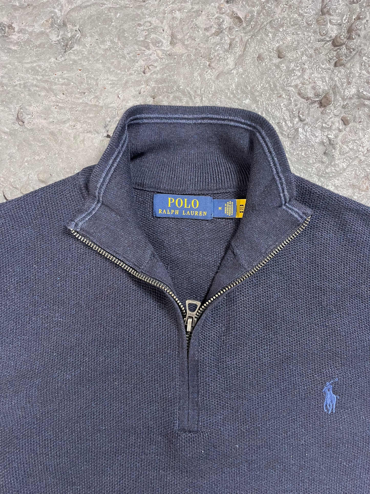 Ralph Lauren quarter zip blue