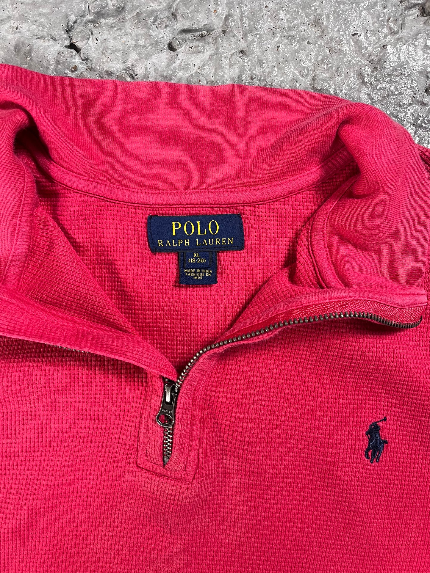 Ralph Lauren quarter zip pink