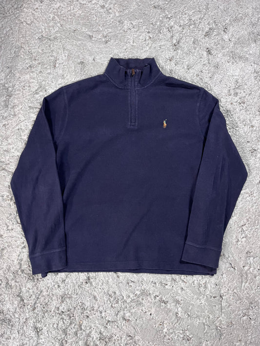 Ralph Lauren quarter zip dark blue