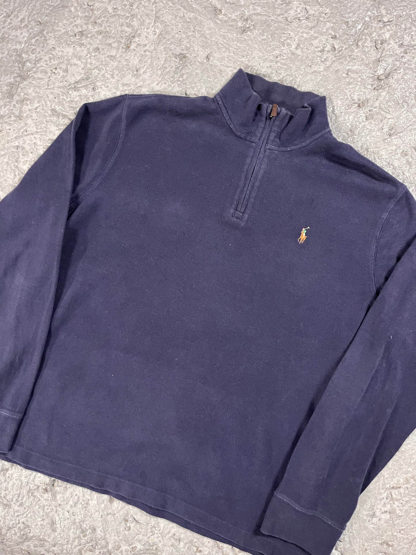 Ralph Lauren quarter zip dark blue