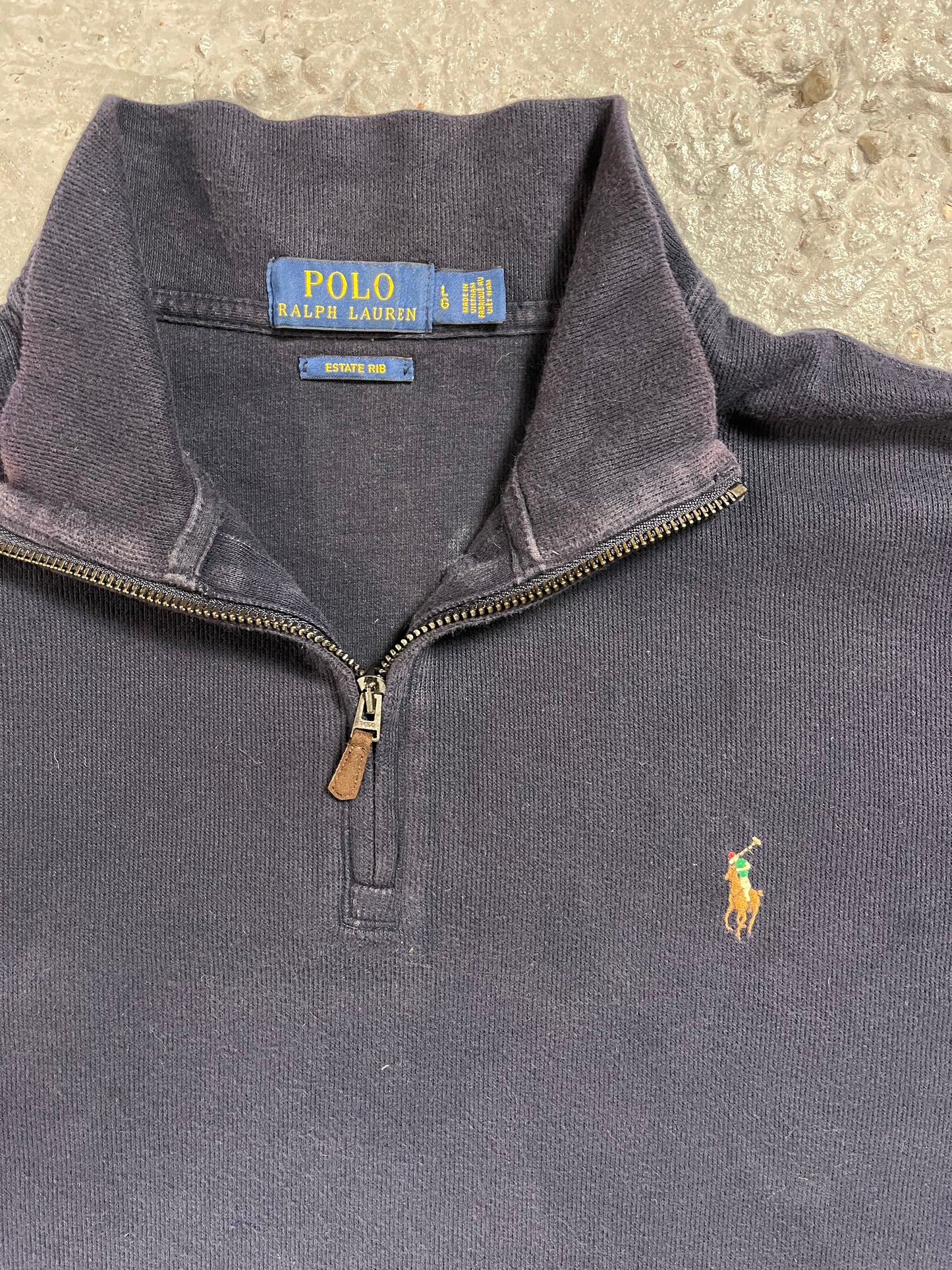 Ralph Lauren quarter zip dark blue