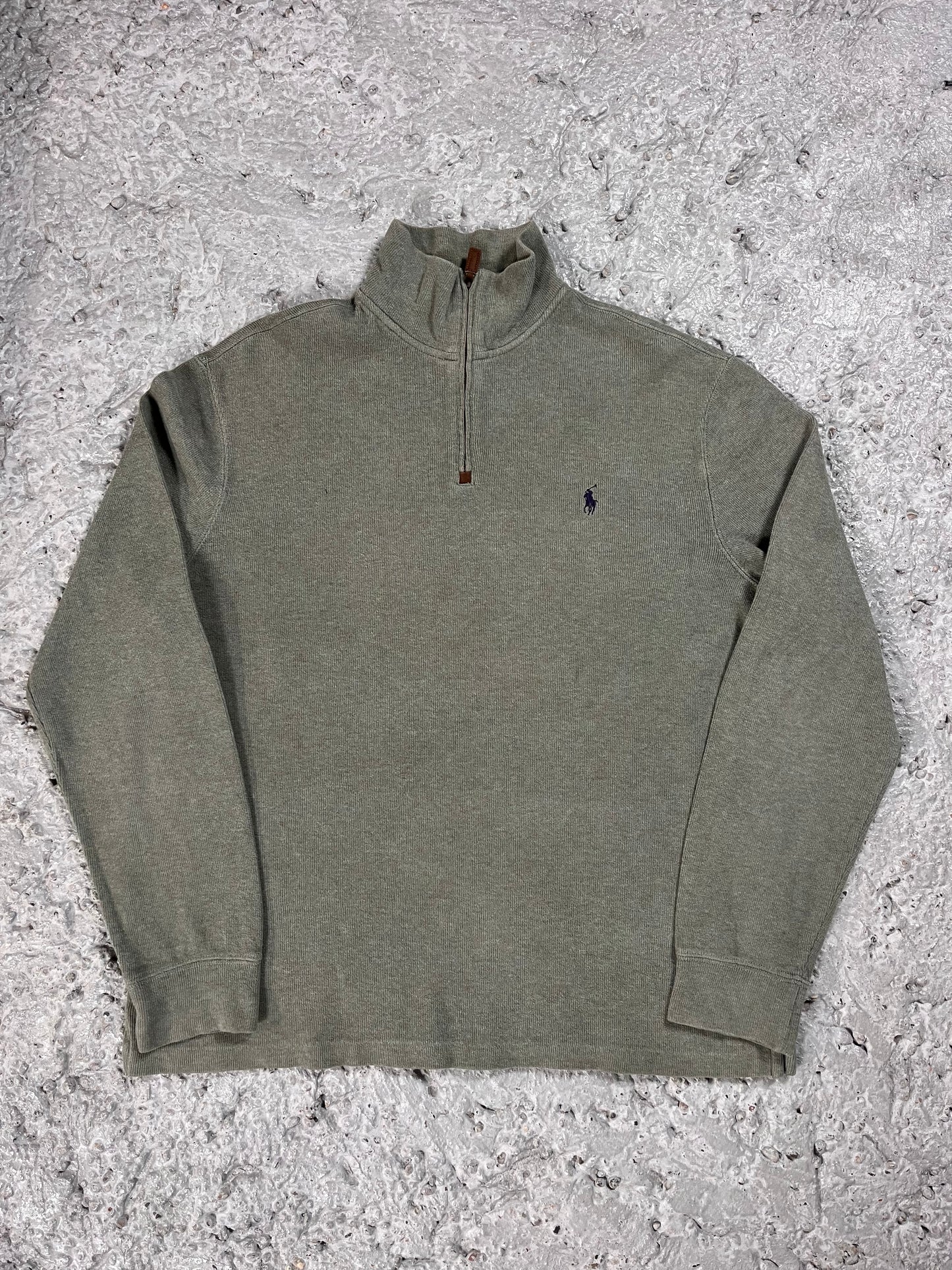 Ralph Lauren quarter zip green sage