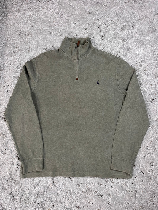 Ralph Lauren quarter zip green sage