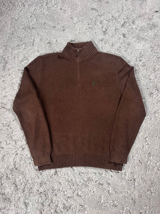 Vintage Ralph Lauren quarter zip brown