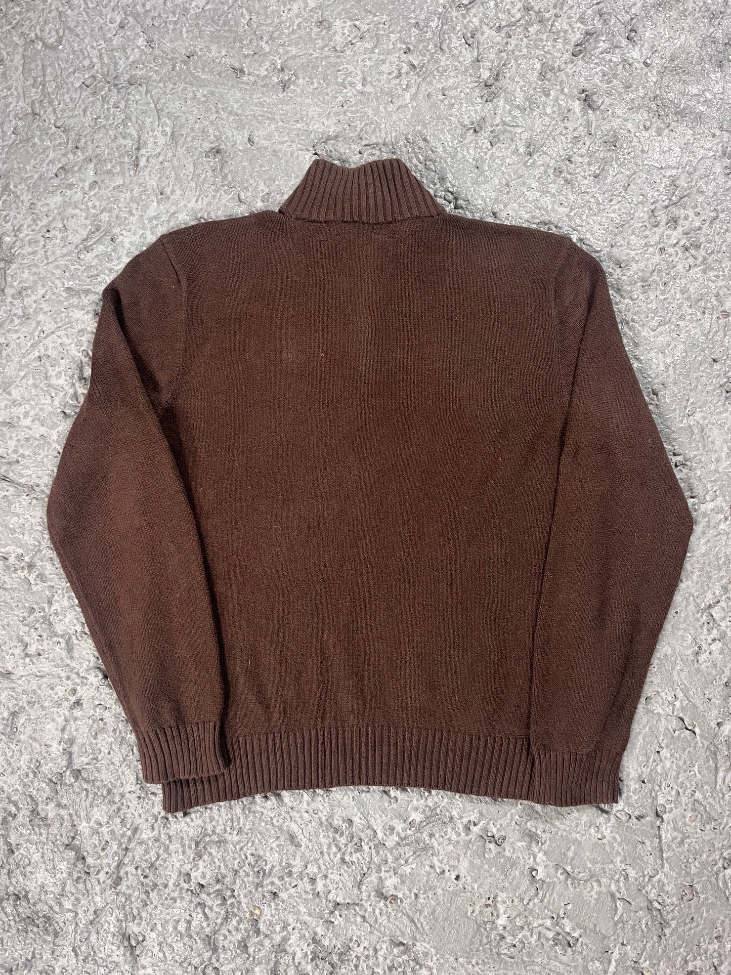 Vintage Ralph Lauren quarter zip brown