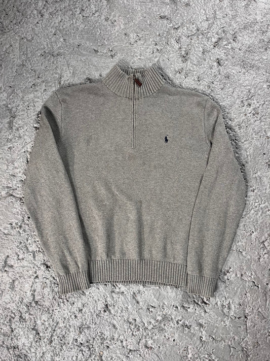 Vintage Ralph Lauren quarter zip grey