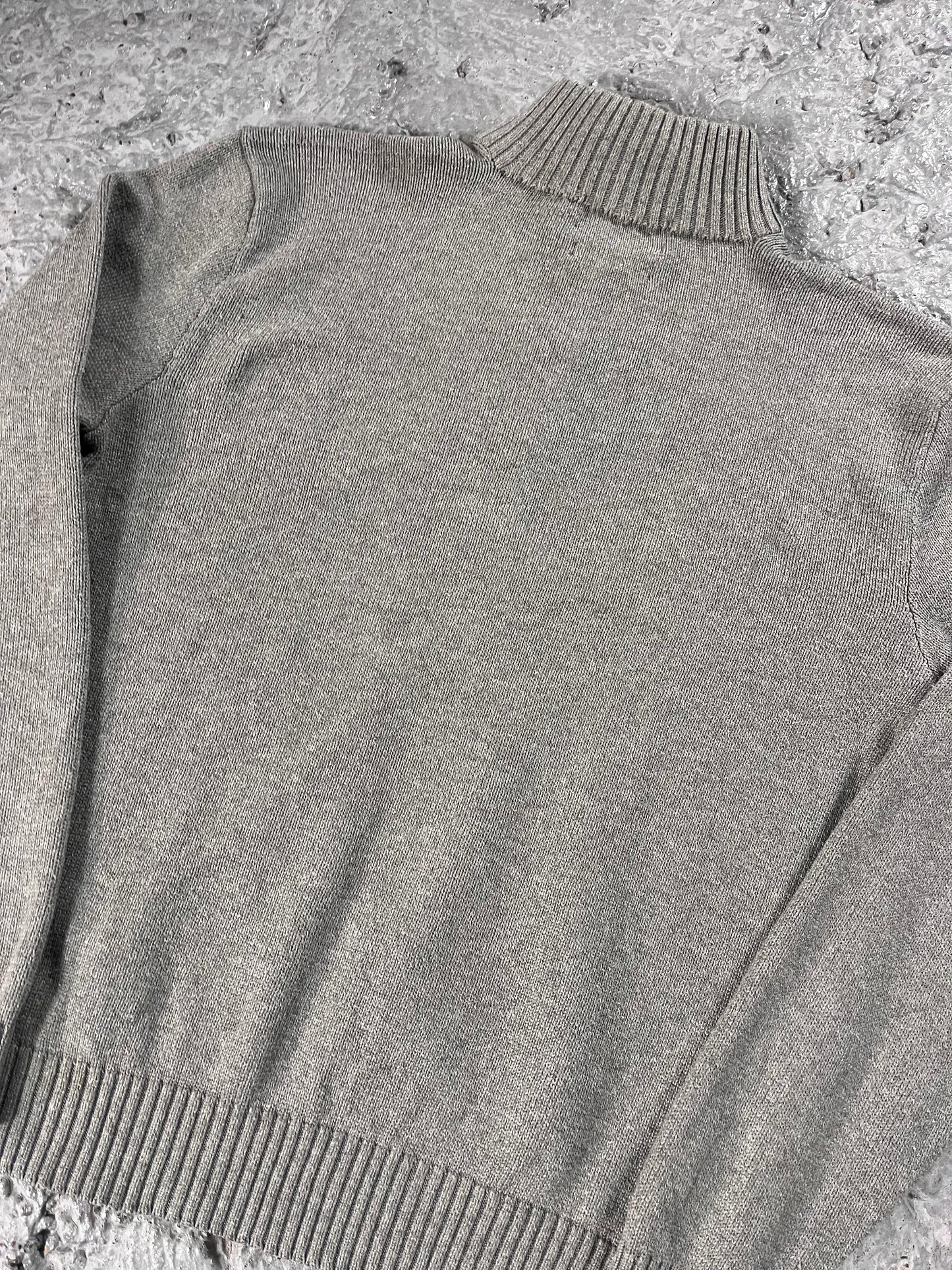Vintage Ralph Lauren quarter zip grey