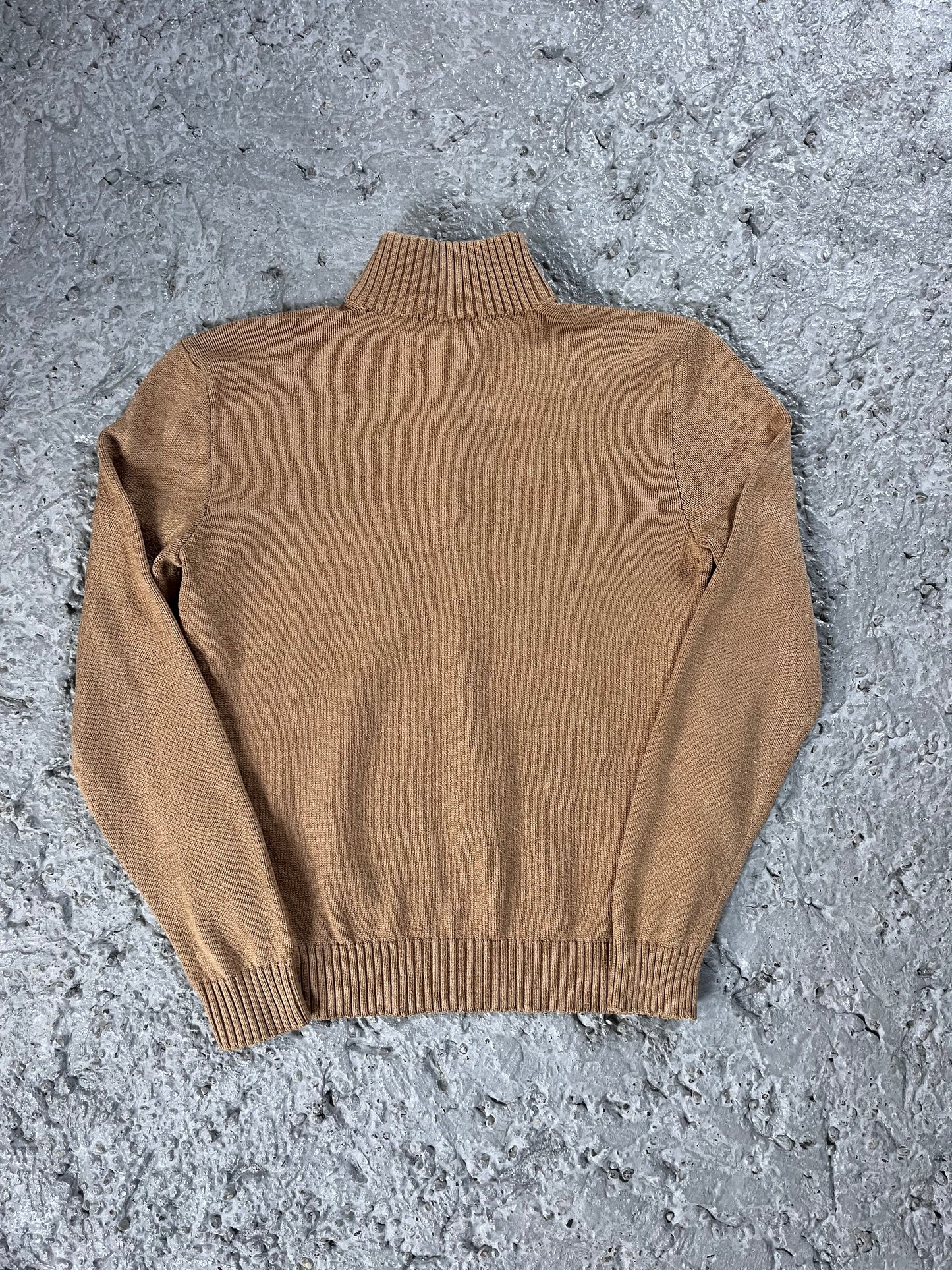 Vintage Ralph Lauren quarter zip beige