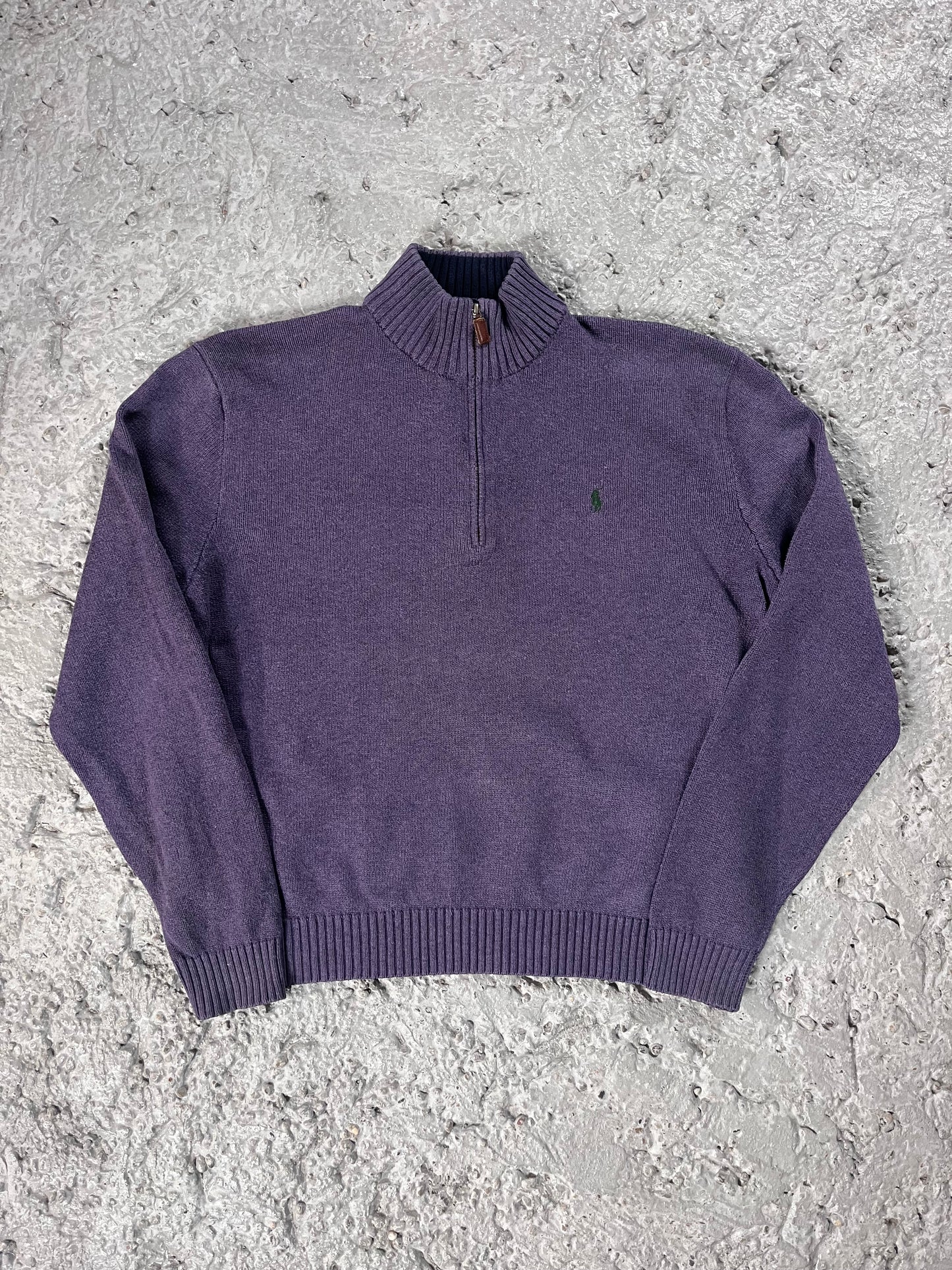 Vintage Ralph Lauren quarter zip purple