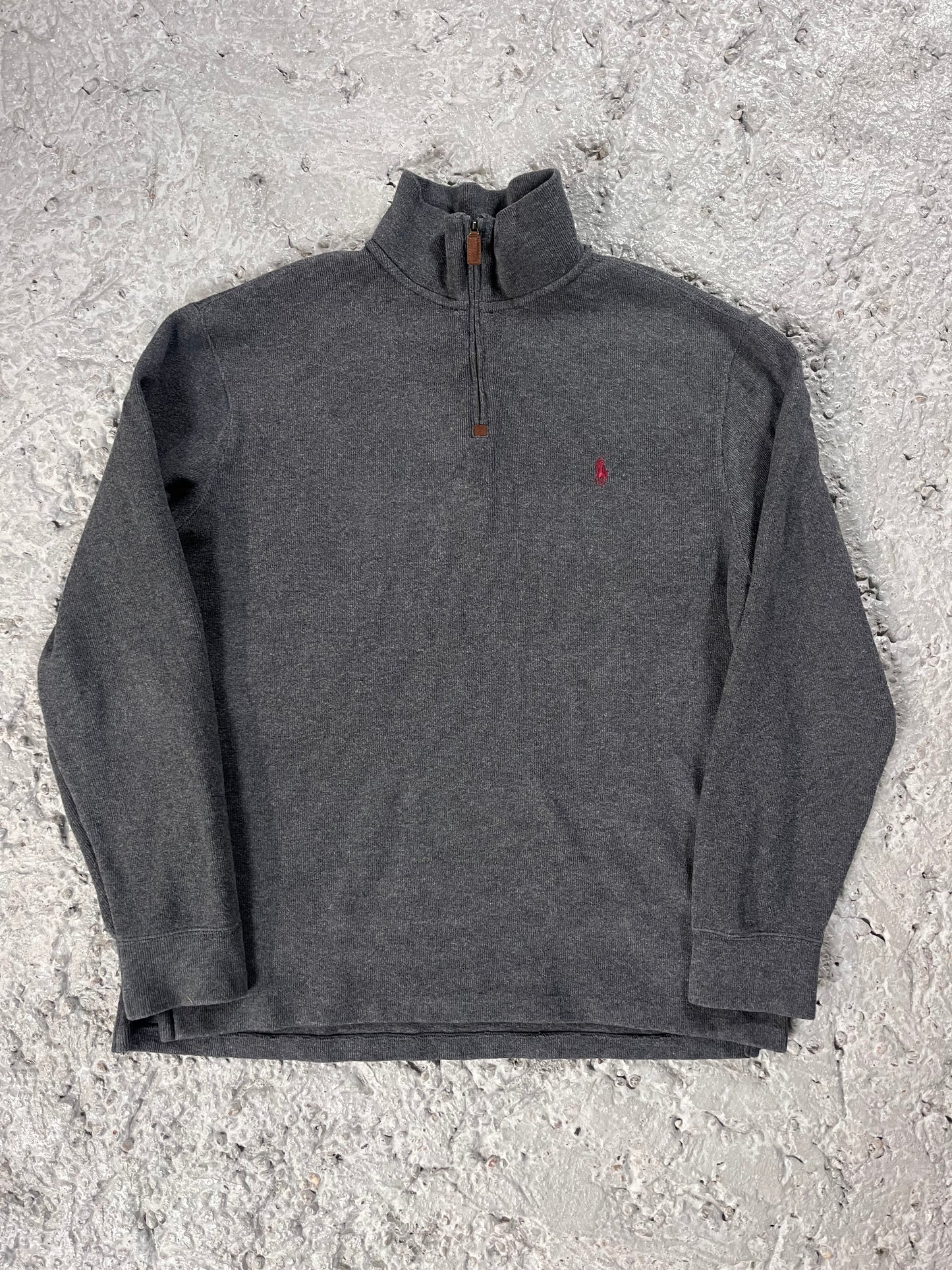 Vintage Ralph Lauren quarter zip grey