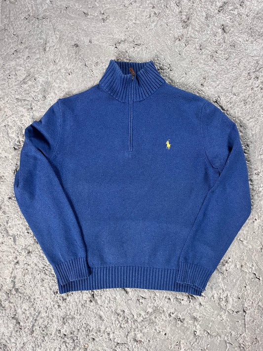 Vintage Ralph Lauren quarter zip blue