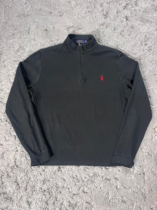 Ralph Lauren quarter zip black