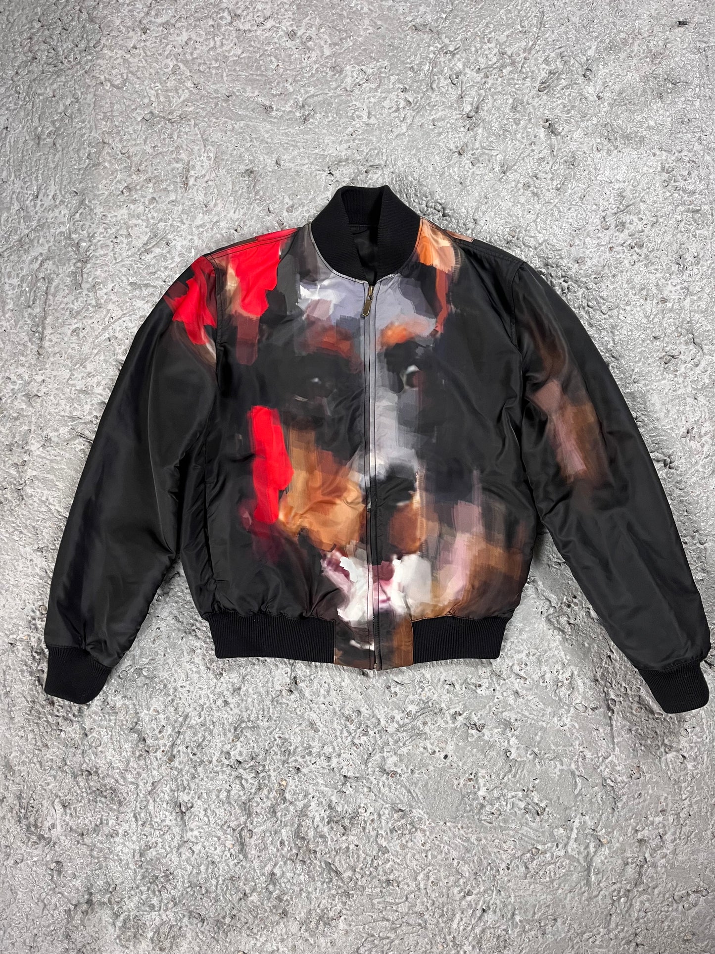 Givenchy digital doberman bomber nylon reversible fw2012