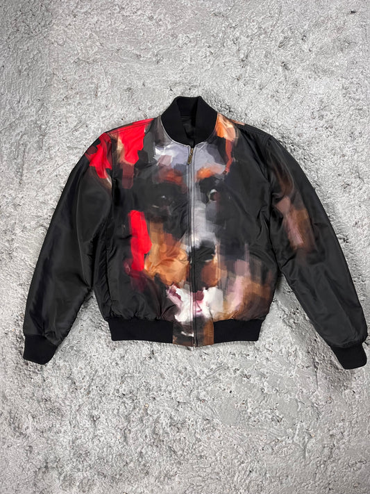 Givenchy digital doberman bomber nylon reversible fw2012