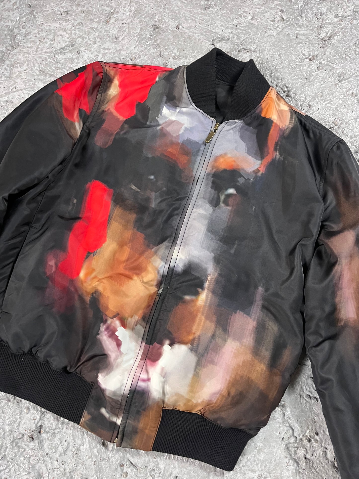 Givenchy digital doberman bomber nylon reversible fw2012