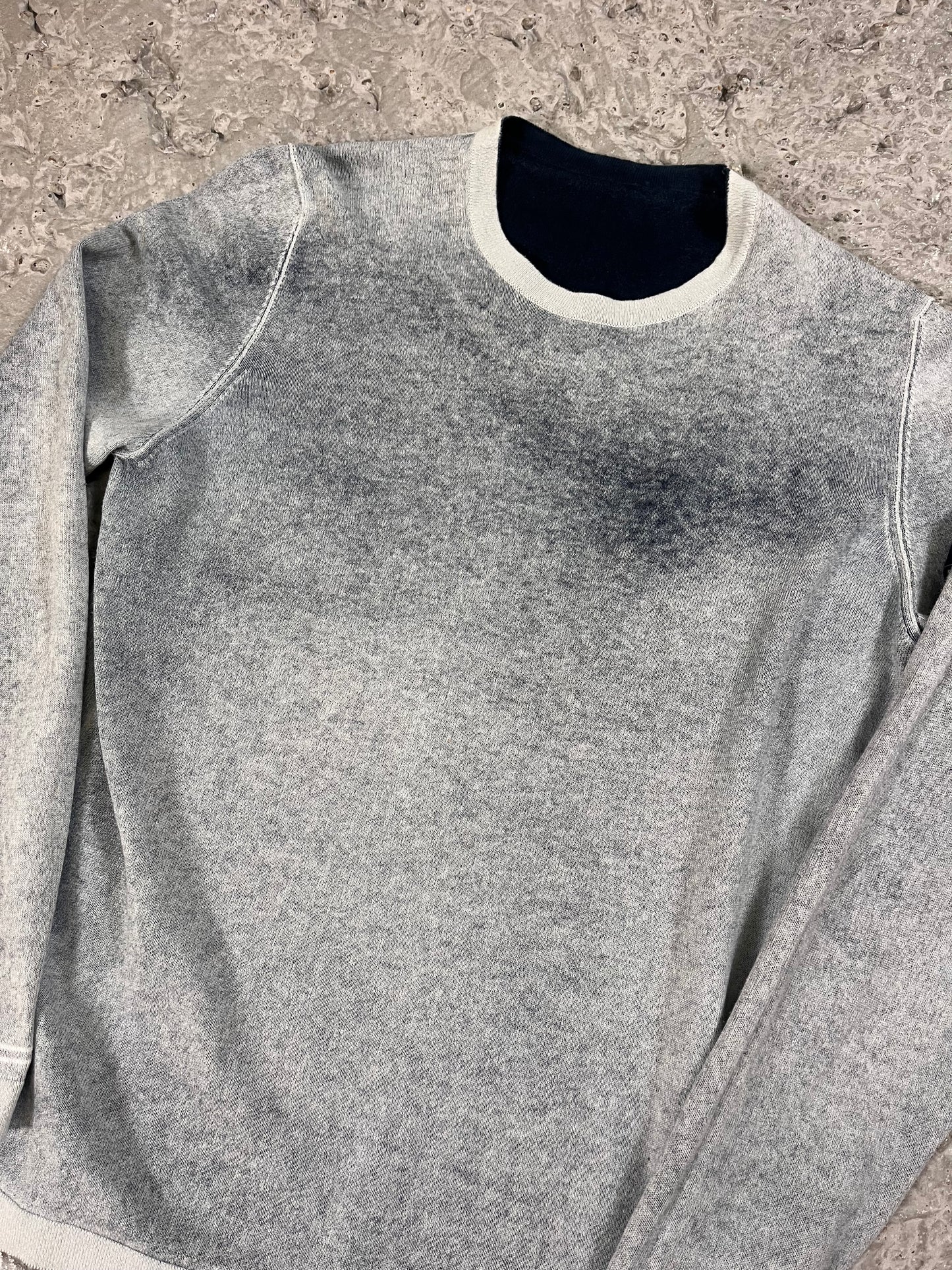 Stone Island reversible sweater blue