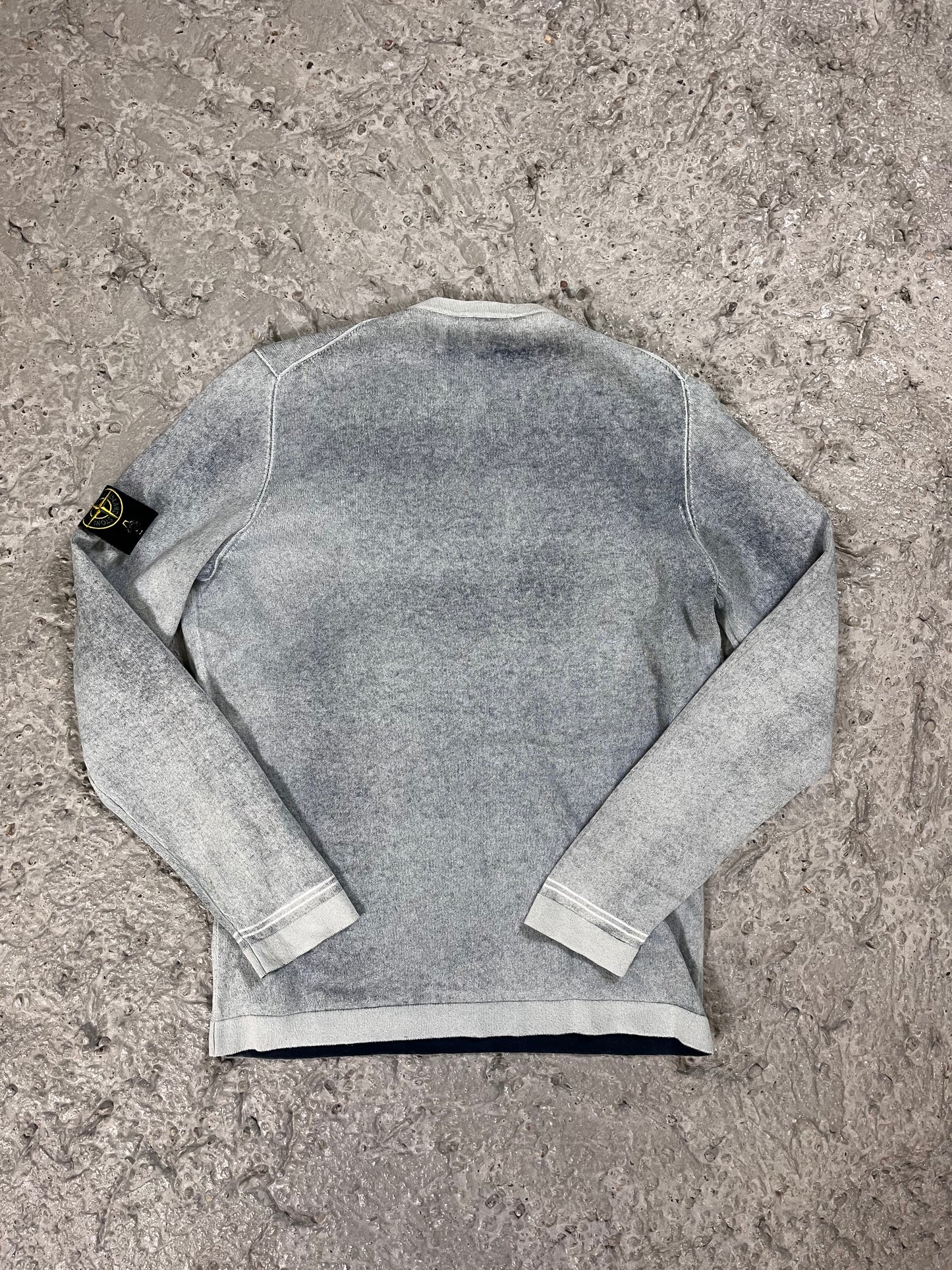 Stone Island reversible sweater blue