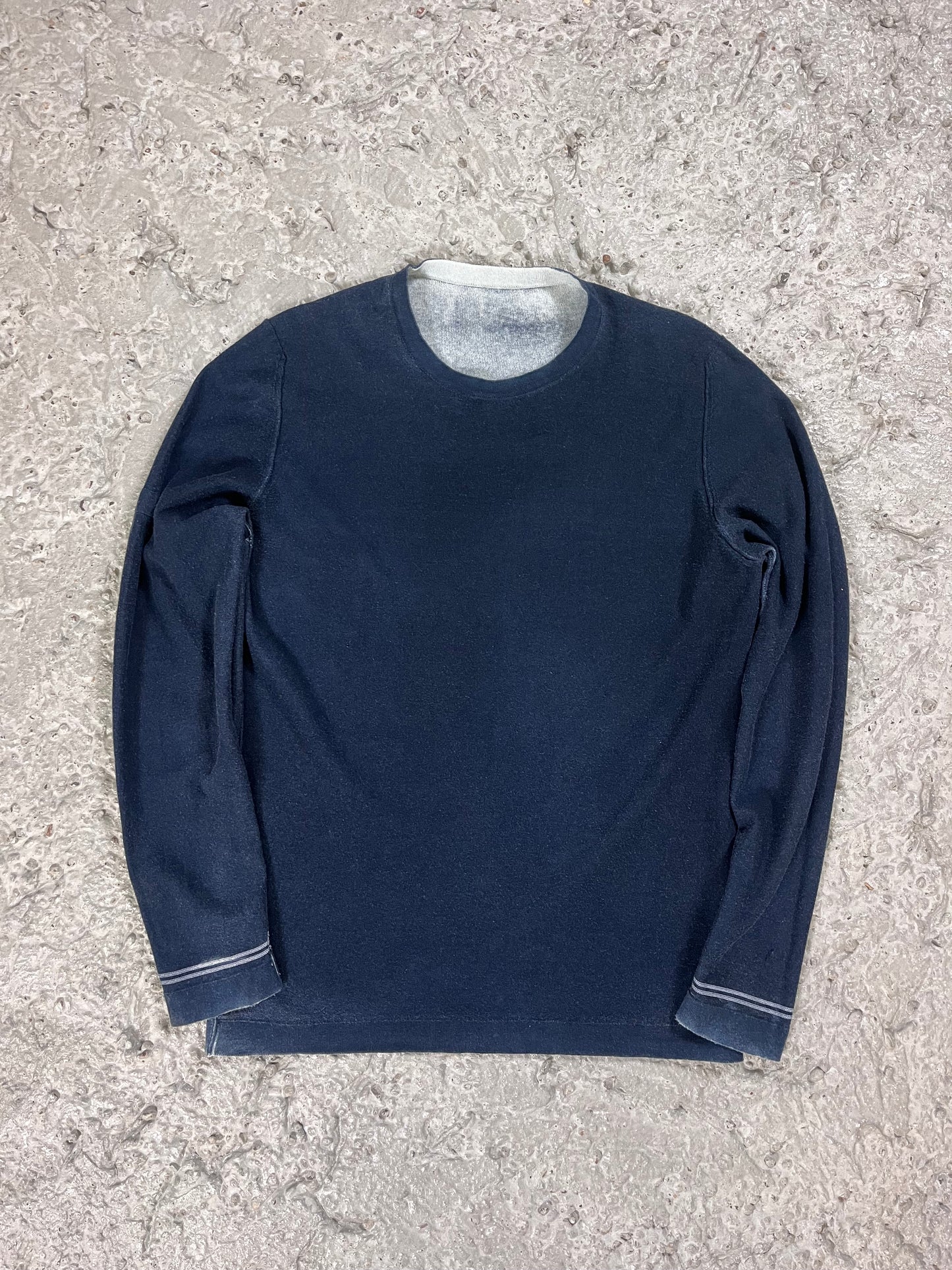 Stone Island reversible sweater blue