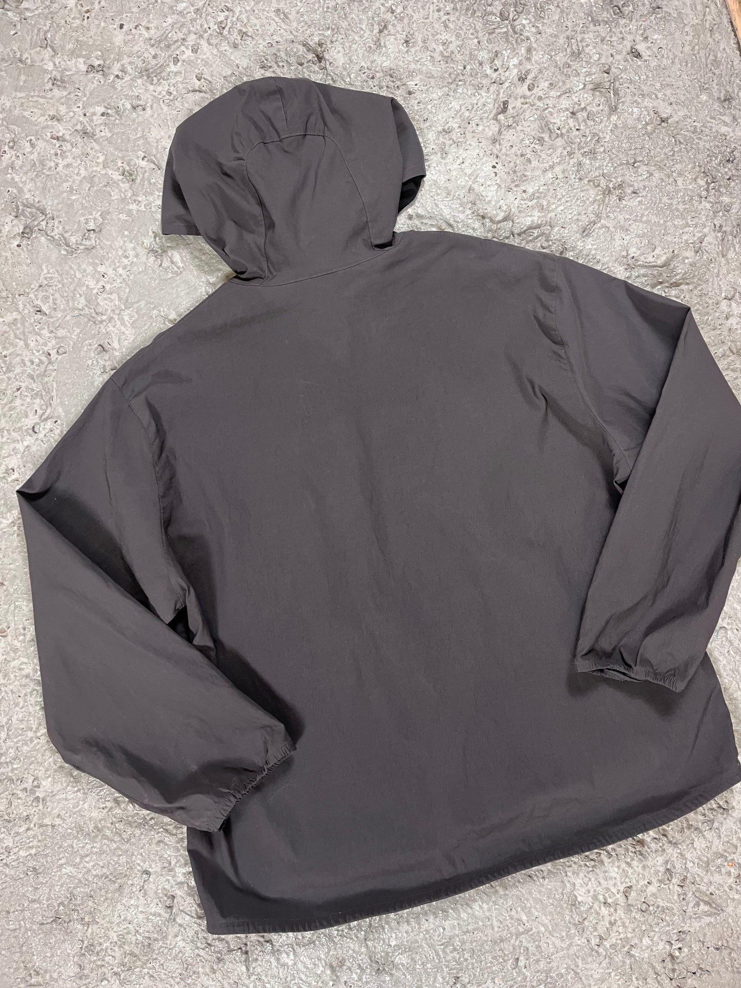 Vintage nike silver tab track jacket asymmetrical zipper windbreaker nylon