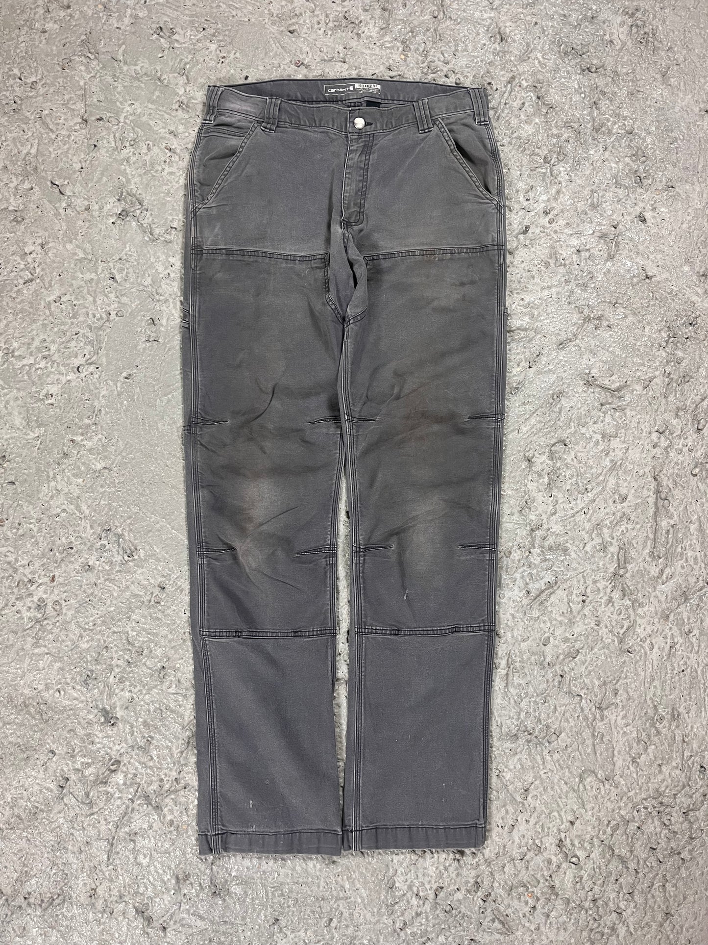Vintage Carhartt double knee pants grey