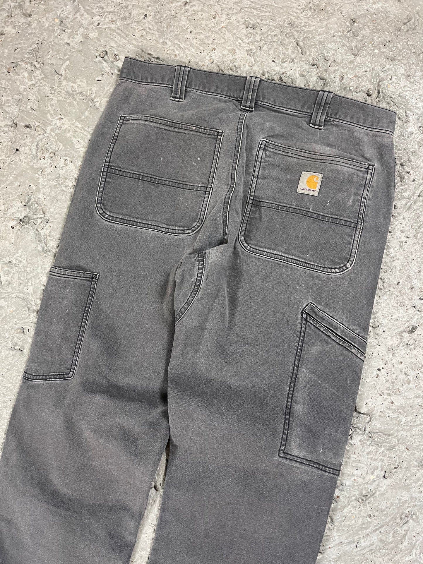Vintage Carhartt double knee pants grey