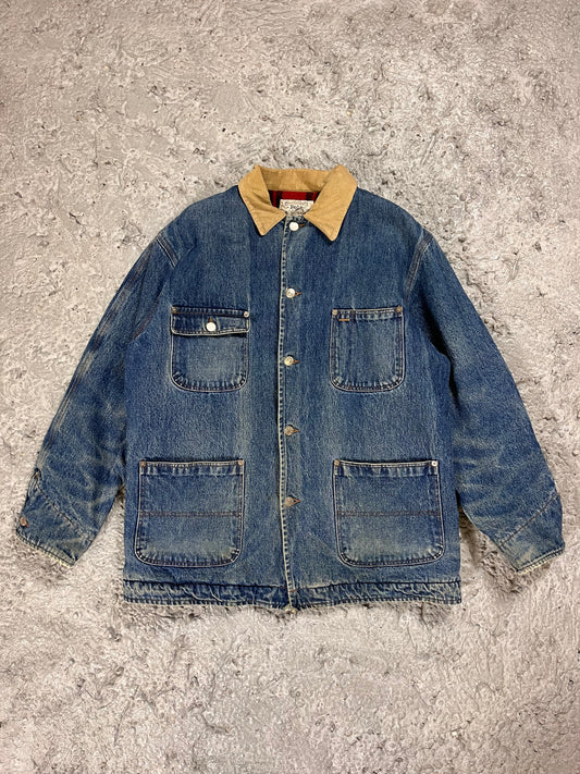 Vintage Ralph Lauren polo chore denim jacket 90’s 80’s blanket lined