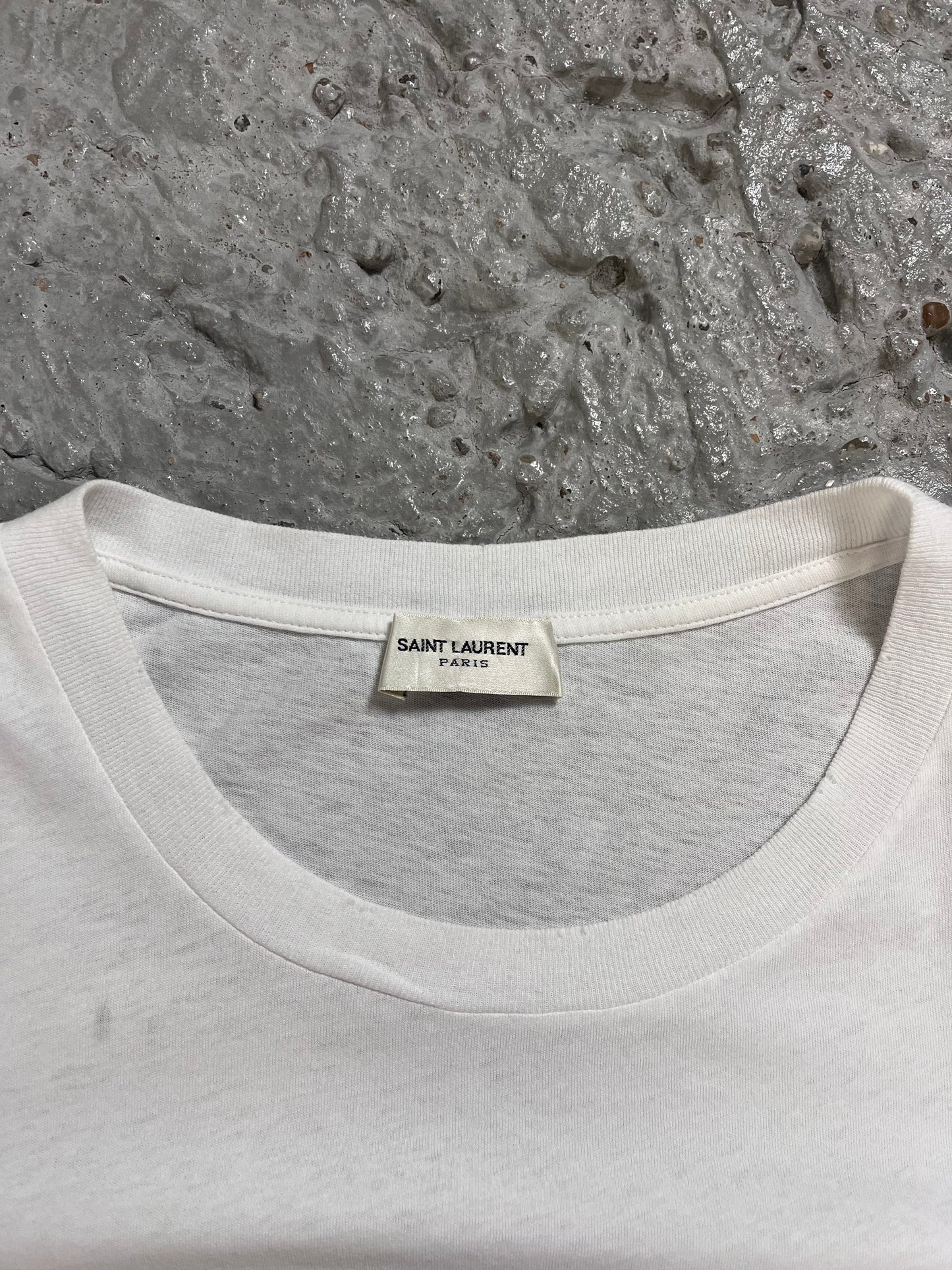 Saint Laurent SS17 “heaven’ distressed T-shirt